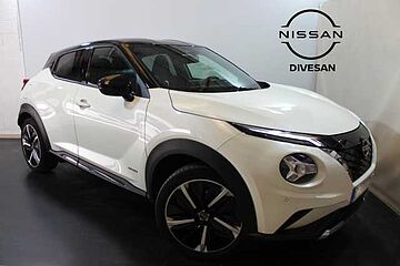 Nissan Juke 1.6 HYBRID HEV 105KW N-DESIGN BLACK AUTO 5P Lunar White + Midnight Black Metalizado