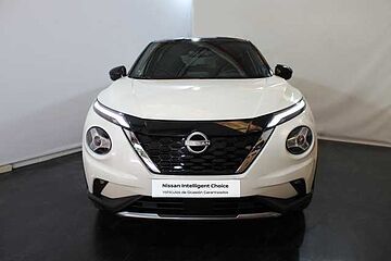 Nissan Juke 1.6 HYBRID HEV 105KW N-DESIGN BLACK AUTO 5P Lunar White + Midnight Black Metalizado