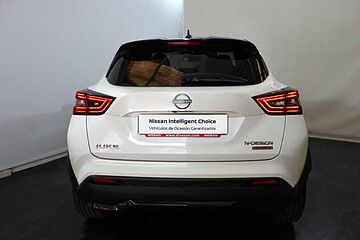 Nissan Juke 1.6 HYBRID HEV 105KW N-DESIGN BLACK AUTO 5P Lunar White + Midnight Black Metalizado