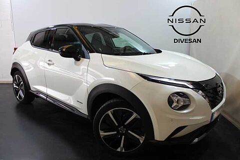 Nissan Juke 1.6 HYBRID HEV 105KW N-DESIGN BLACK AUTO 5P Lunar White + Midnight Black Metalizado
